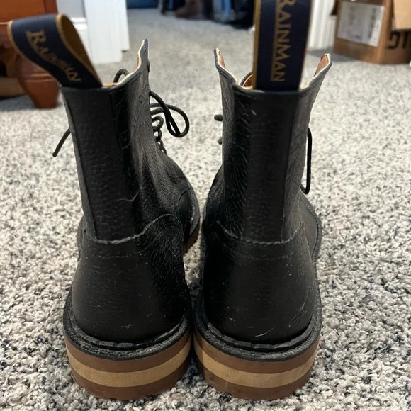 Rainman Black Weatherproof Boots Men's Size 10 - Picture 8 of 8